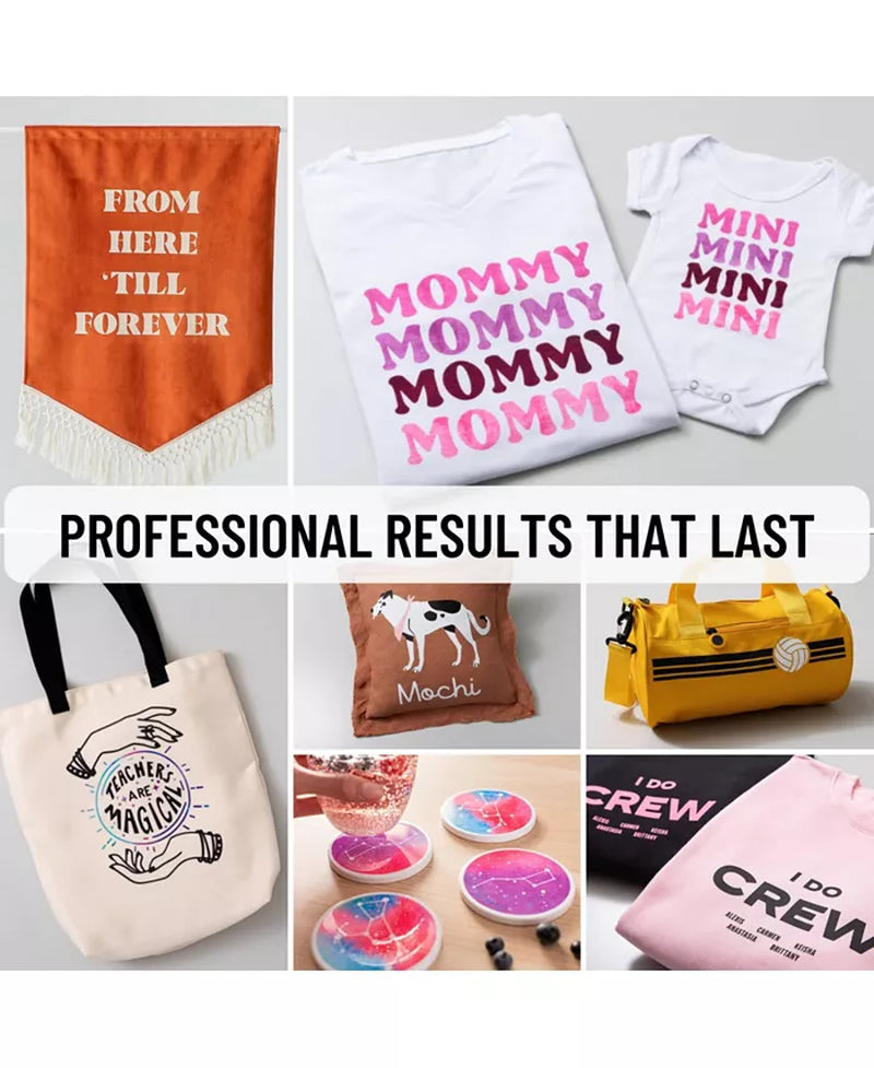 Maker 4 and Easy Press 3 Machine Combo with HTV Materials Bundle