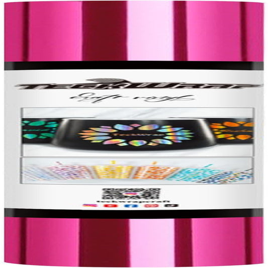 Chrome Royal Pink Red Metallic Permanent Vinyl Holographic Red Vinyl for Cricut 1Ftx5Ft