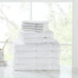 10 Piece Bath Towel Set with Upgraded Softness & Durability, White