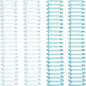 Cinch Wires 1" 4/Pkg-Blues