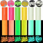 3D Puff Glow in the Dark Heat Transfer Vinyl Luminous Fluorescent Color HTV Puff Vinyl 6 Sheets 12"X10"For Heat Press T Shirt…