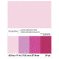 Pink Hues Glitter 8.5" X 11" Cardstock Paper by ™, 24 Sheets