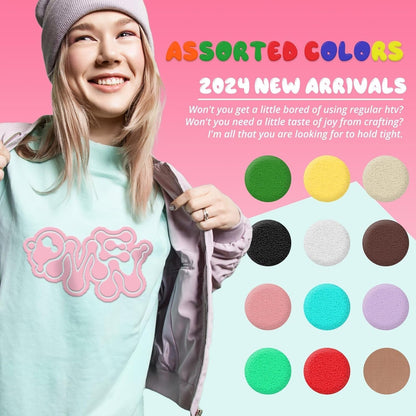 HTV Heat Transfer Vinyl Bundle &  3D Puff Vinyl Heat Transfer