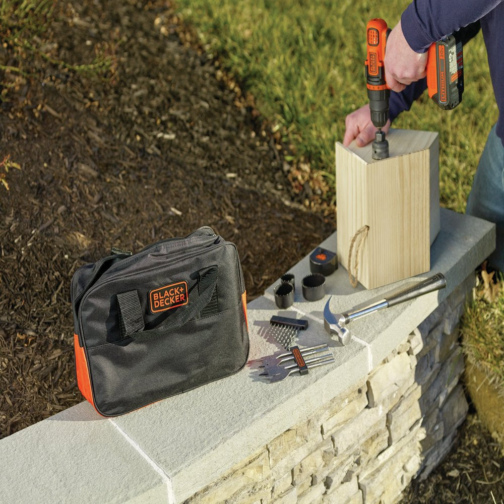 20-Volt MAX* Lithium-Ion Drill-Driver and 66-Piece Project Kit, LDX120PK