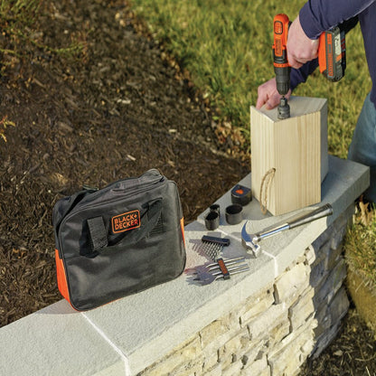 20-Volt MAX* Lithium-Ion Drill-Driver and 66-Piece Project Kit, LDX120PK