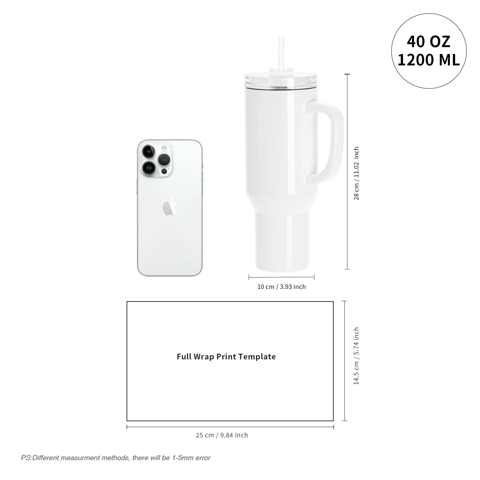 12 L Sublimation Oven Machine Sublimation Starter Beginner Kit Bundle with 40 OZ Sublimation Tumblers, Sublimation Paper, Shrink Wrap Film and Heat Tape