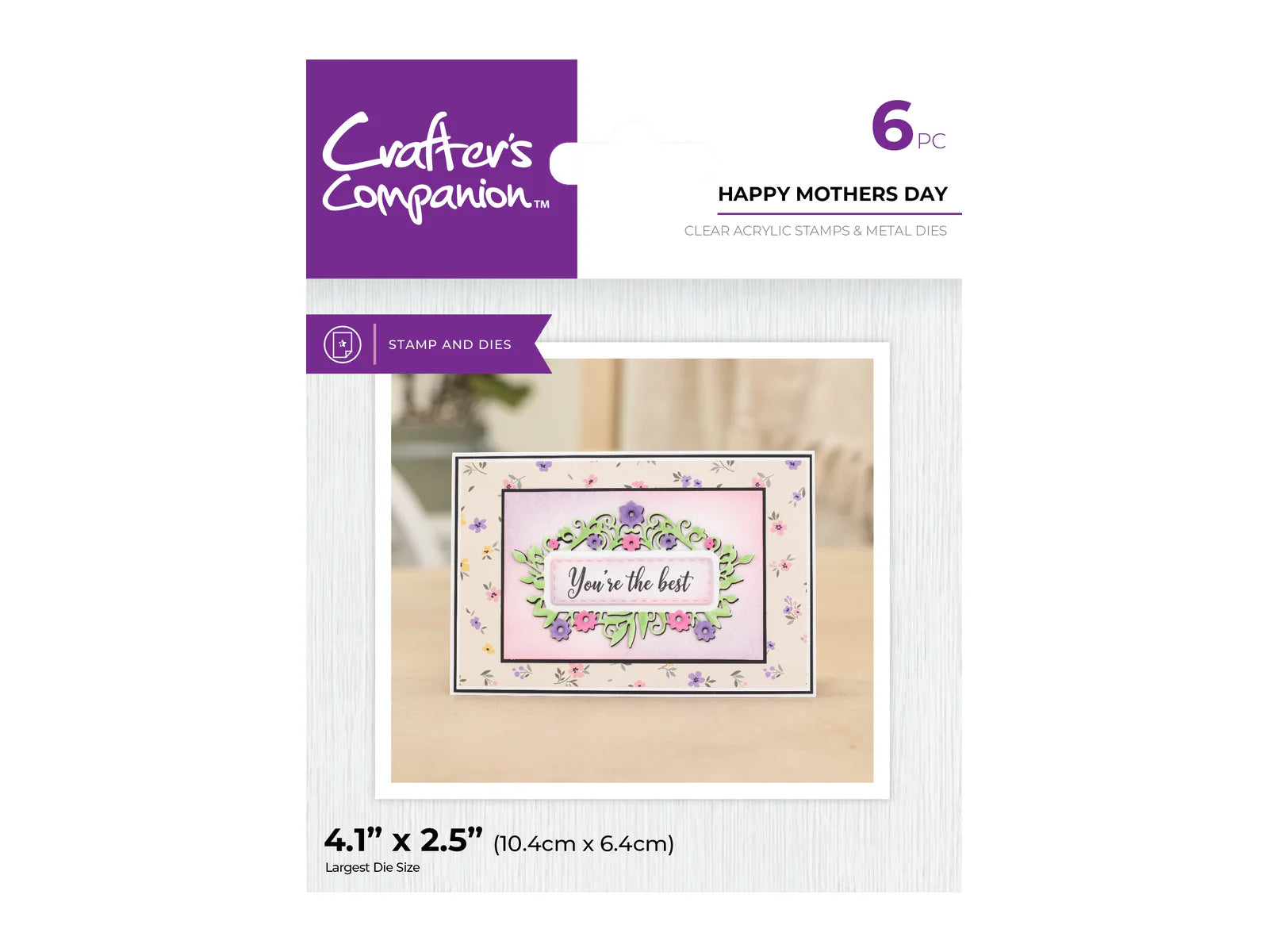Crafter'S Companion Stamp & Die - Happy Mothers Day