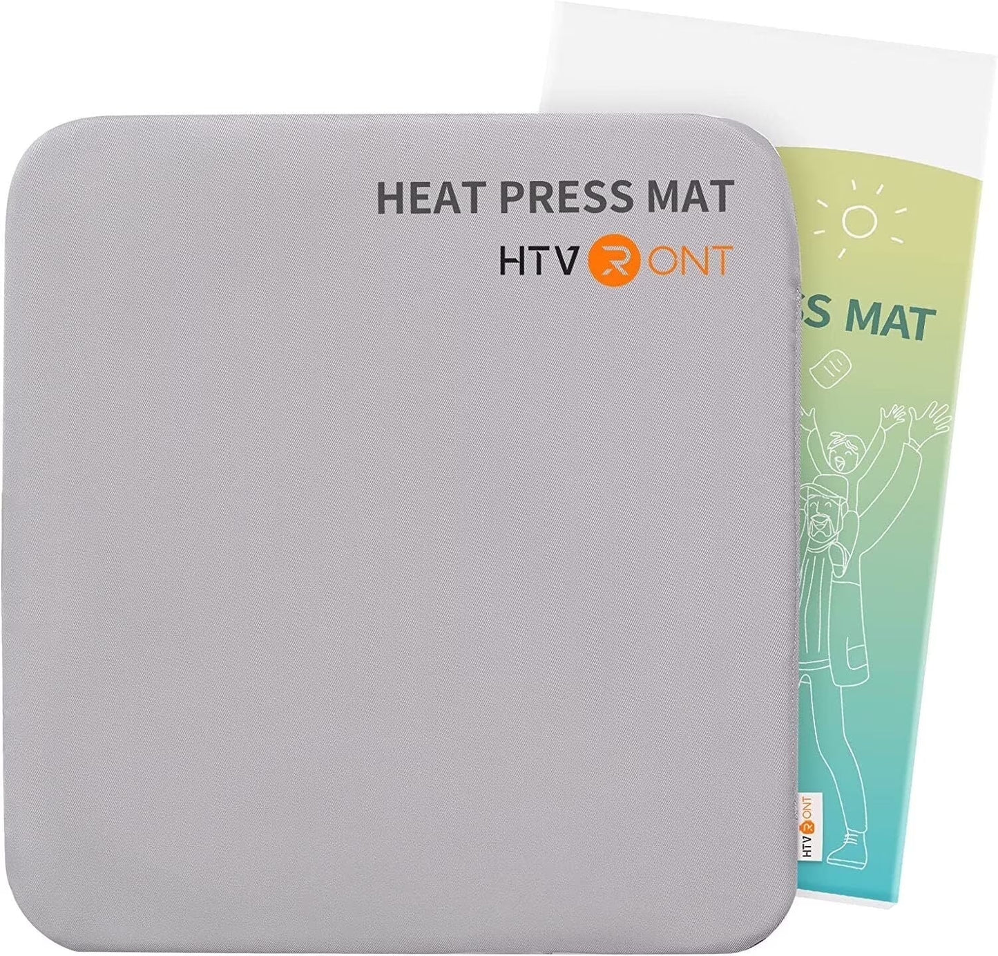 HTVRONT 15"X15" Heat Press Mat, Double Sides Applicable Heat Mat for Heat Press Machines