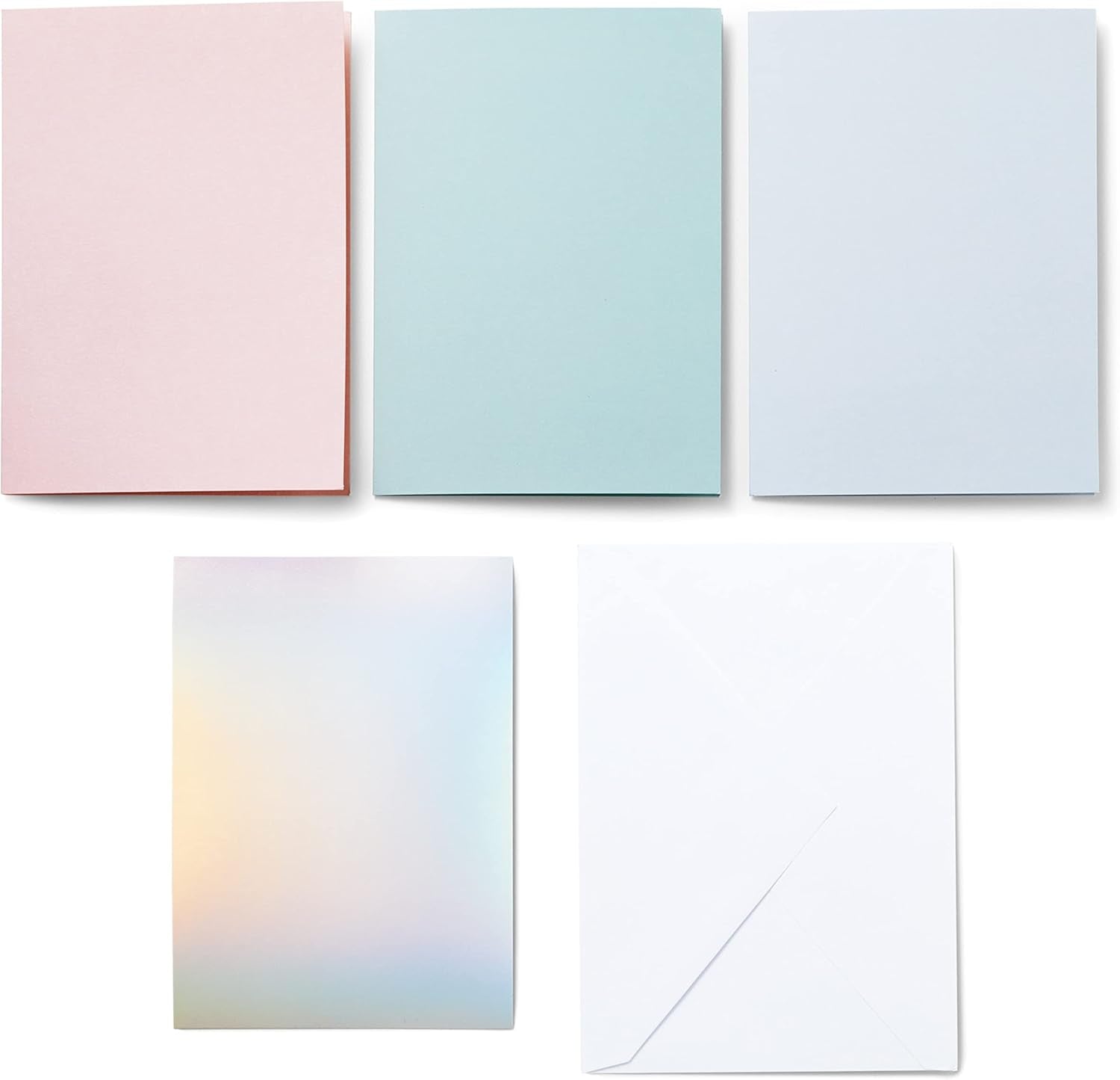 Cricut Cutaway Cards R10, Intricately Design Birthday Cards, Thank You Cards, Custom Greeting Cards, Holographic Backer, Compatible with Cricut Joy/Maker/Explore Machines, Pastel Sampler (18 Ct)