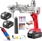 BESGEER Cordless Rug Tufting Gun with Carpet Trimmer Kit, Tufting Gun Starter Kit with 2Pcs 4.0Ah Batteries，2 in 1 Cut Pile and Loop Pile Tufting Gun