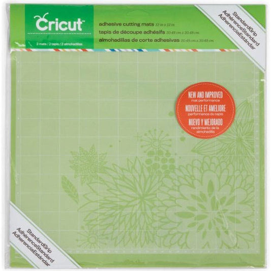 Provo Craft  Cutting Mats, Standard Grip, 12X12-Inch, 2-Pack