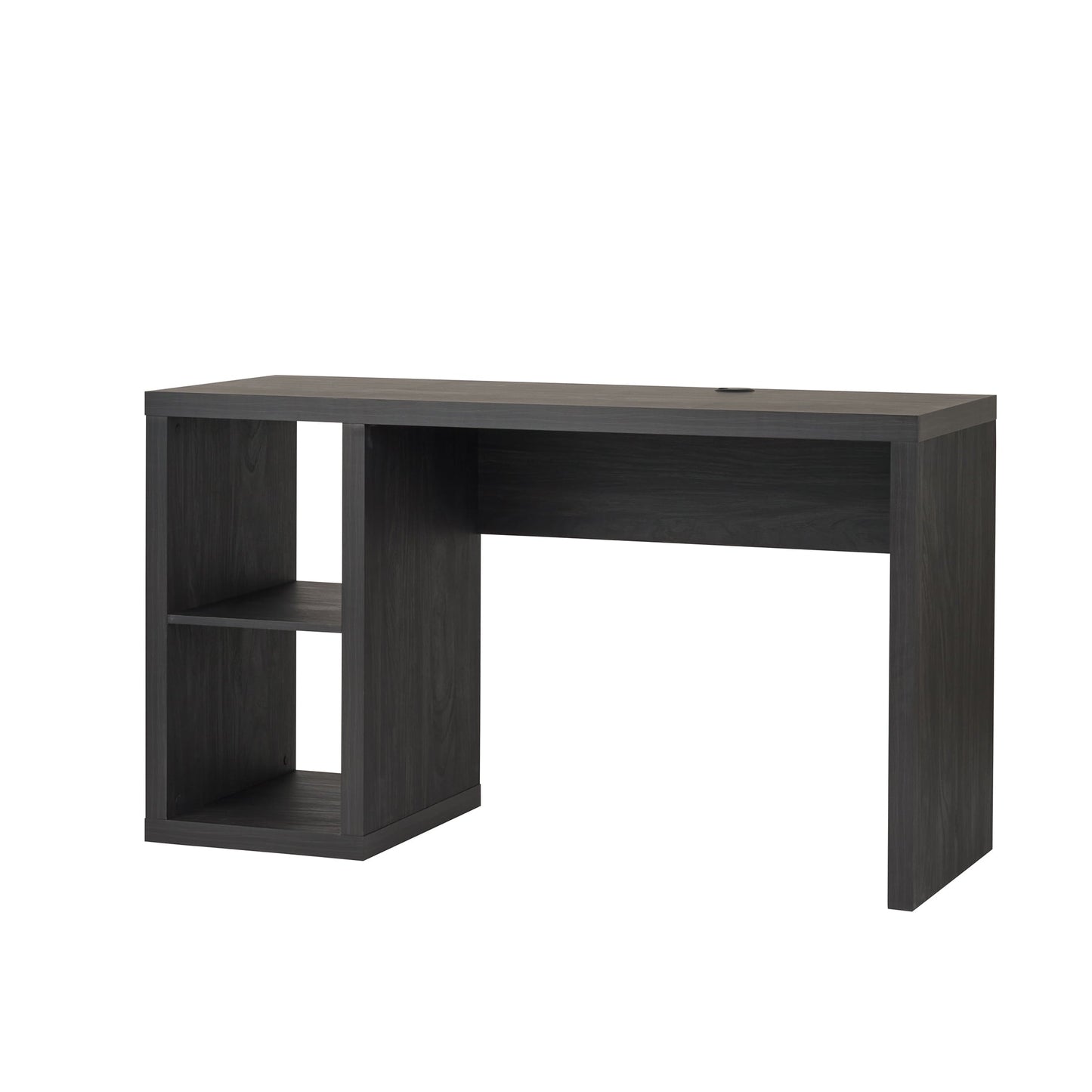 Cube Storage Office Desk, Charcoal