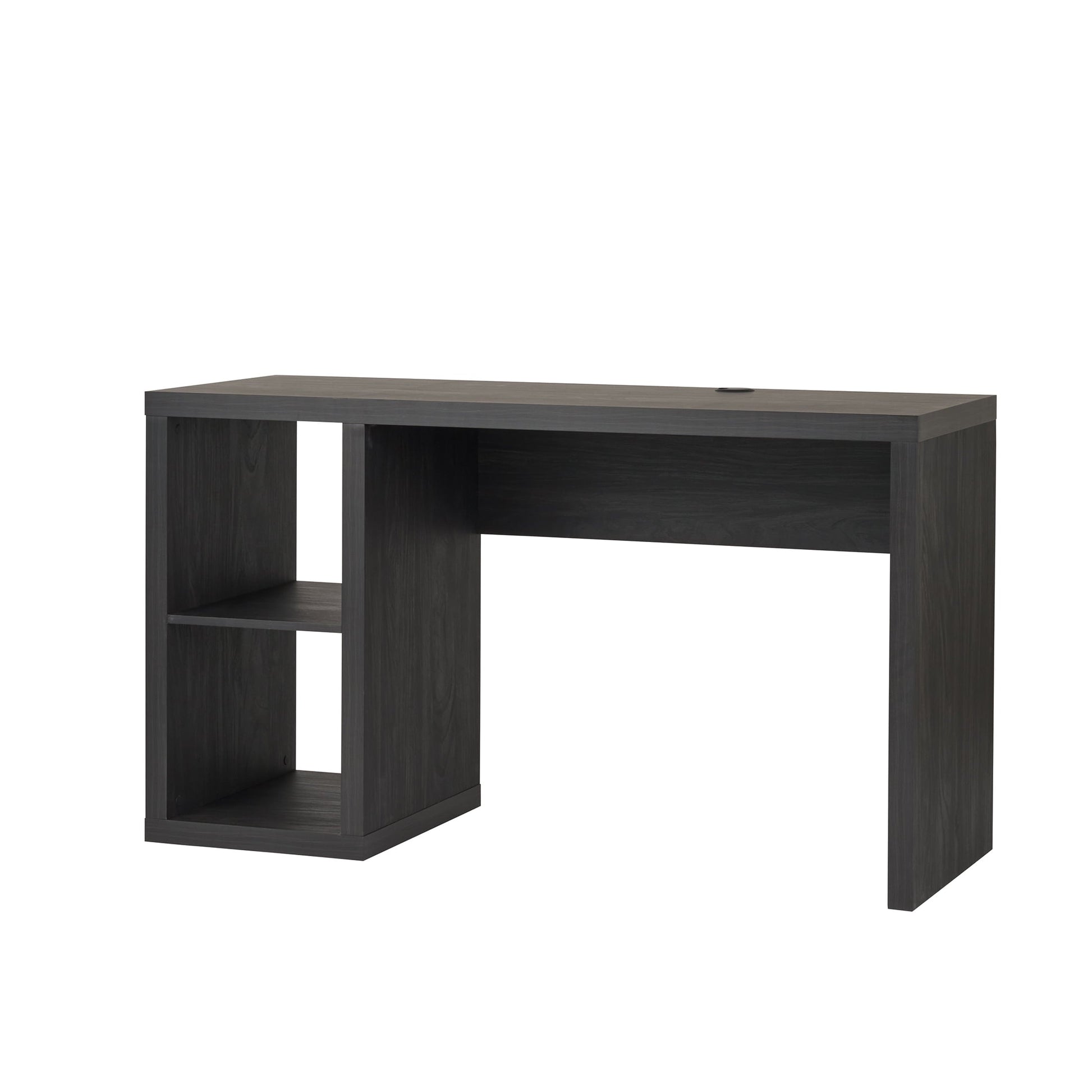 Cube Storage Office Desk, Charcoal