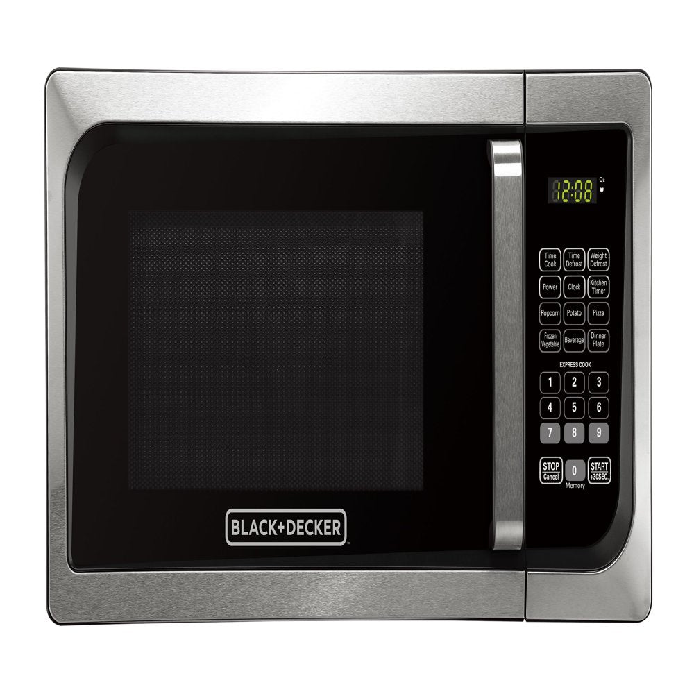 EM925AJK-P1 0.9 Cu. Ft. Microwave with Pull Handle, Stainless Steel