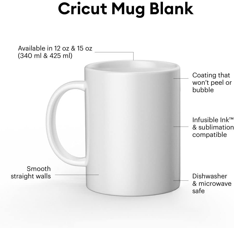 Cricut Infusible Ink Transfer Sheets - 4.5" X 12" - Black - for Cricut Mug Press, Maker, Explore Air 2