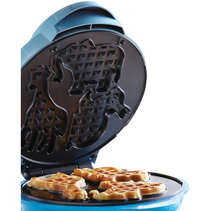 New TS-253 Non-Stick Animal Shape Waffle Maker Machine, Blue