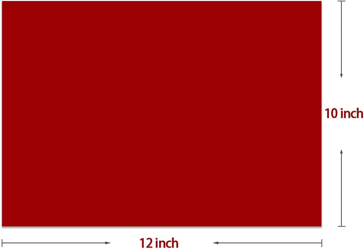 3D Puff Heat Transfer Vinyl Puff HTV 3 Sheets 12"X10" Htv Bundle 3D Puffy HTV Iron on Vinyl for Cricut Heat Transfer Vinyl for T-Shirts Clothes Shirts Bag Pillow Textile Fabric(Red)