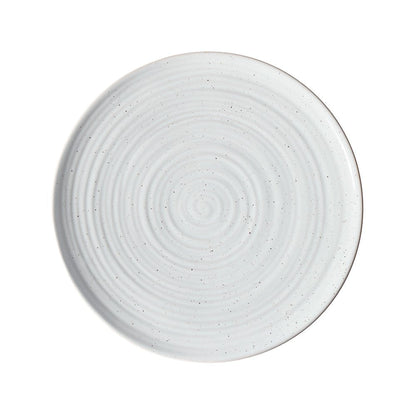 '- Abott White round Stoneware 16-Piece Dinnerware Set