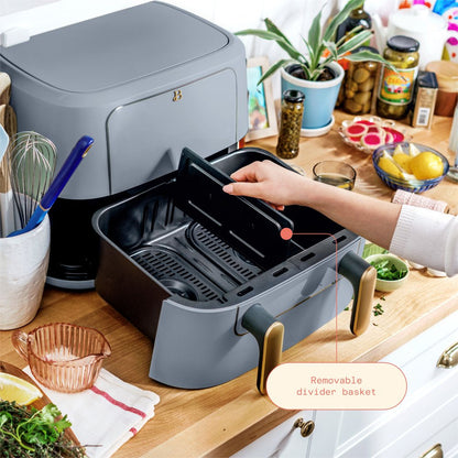 9QT Trizone Air Fryer, Cornflower Blue by Drew Barrymore