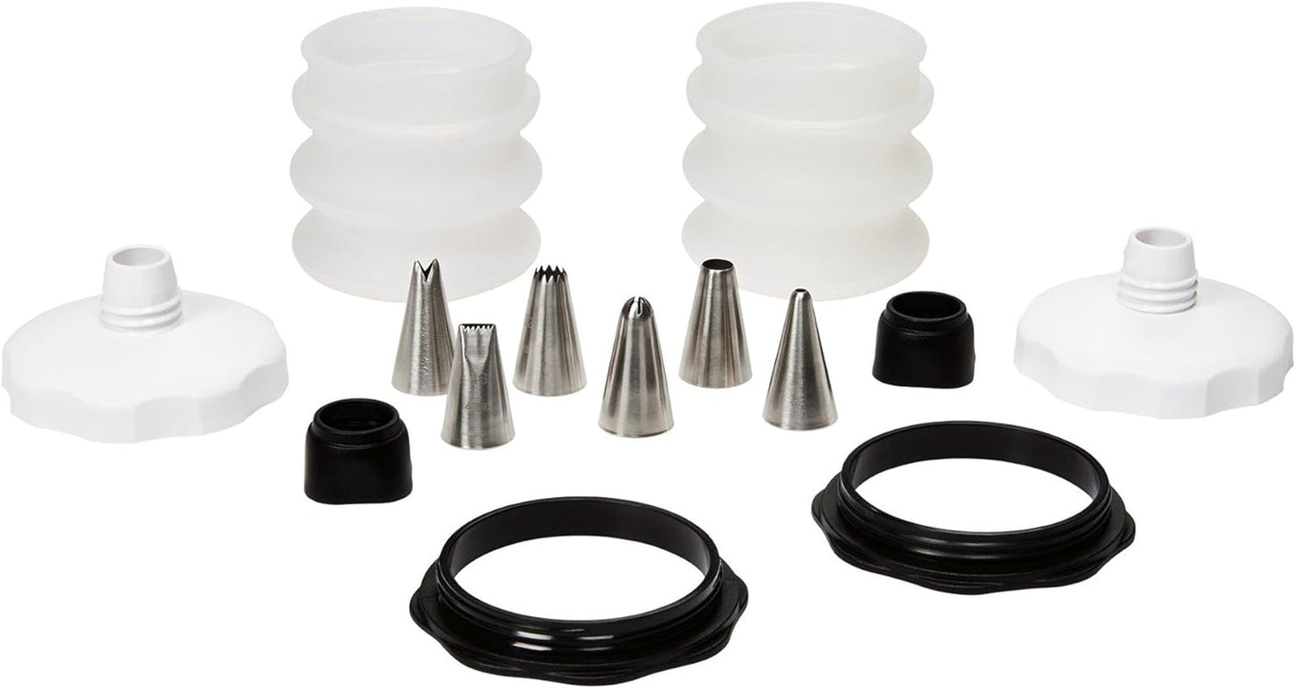 Good Grips 8-Piece Baker'S Silicone Decorating Bottle Kit - Black