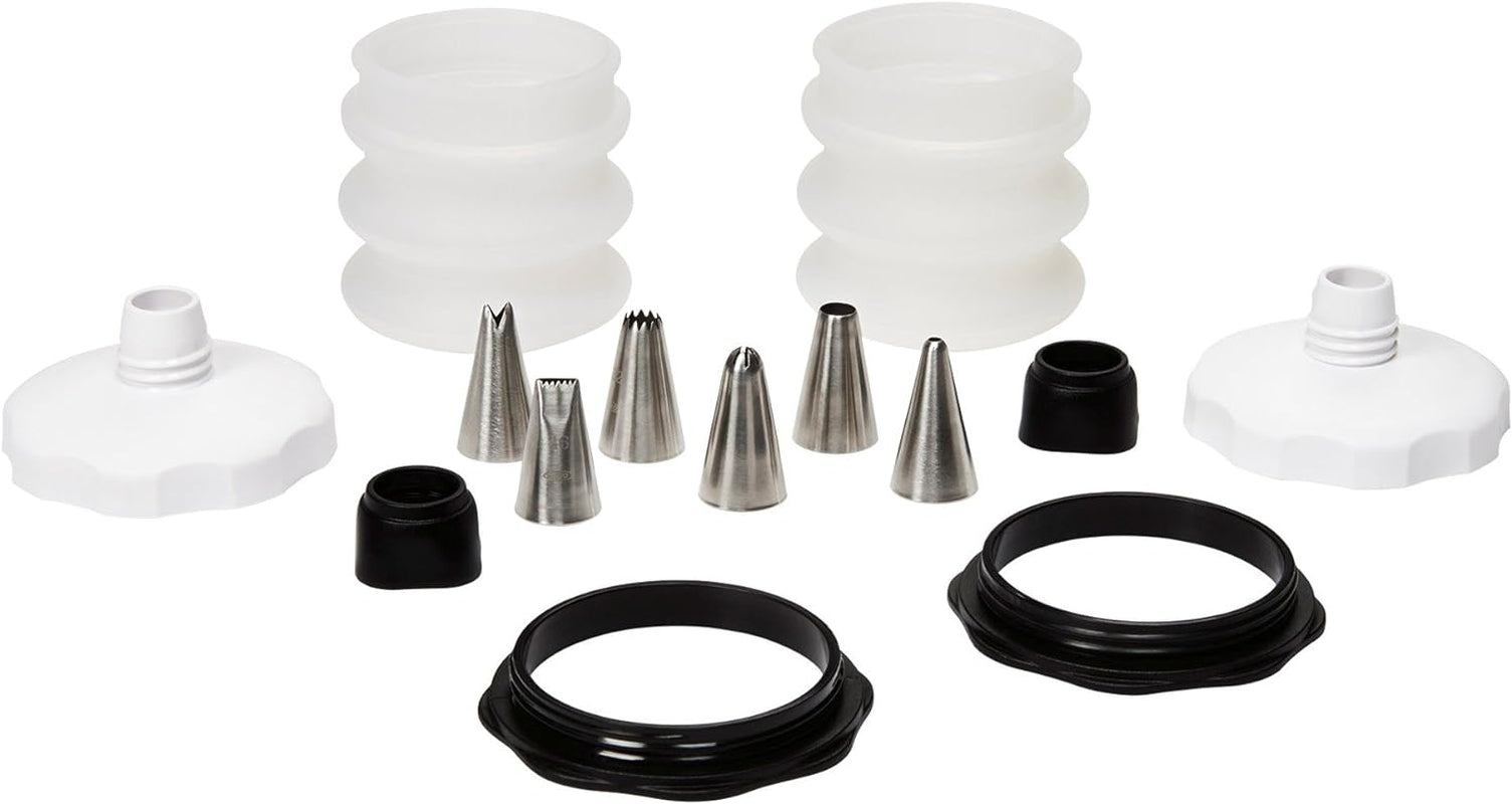 Good Grips 8-Piece Baker'S Silicone Decorating Bottle Kit - Black