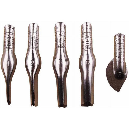 Linoleum Cutters - 5 Assorted Carving Printmaking Cutter Types, Made in the USA