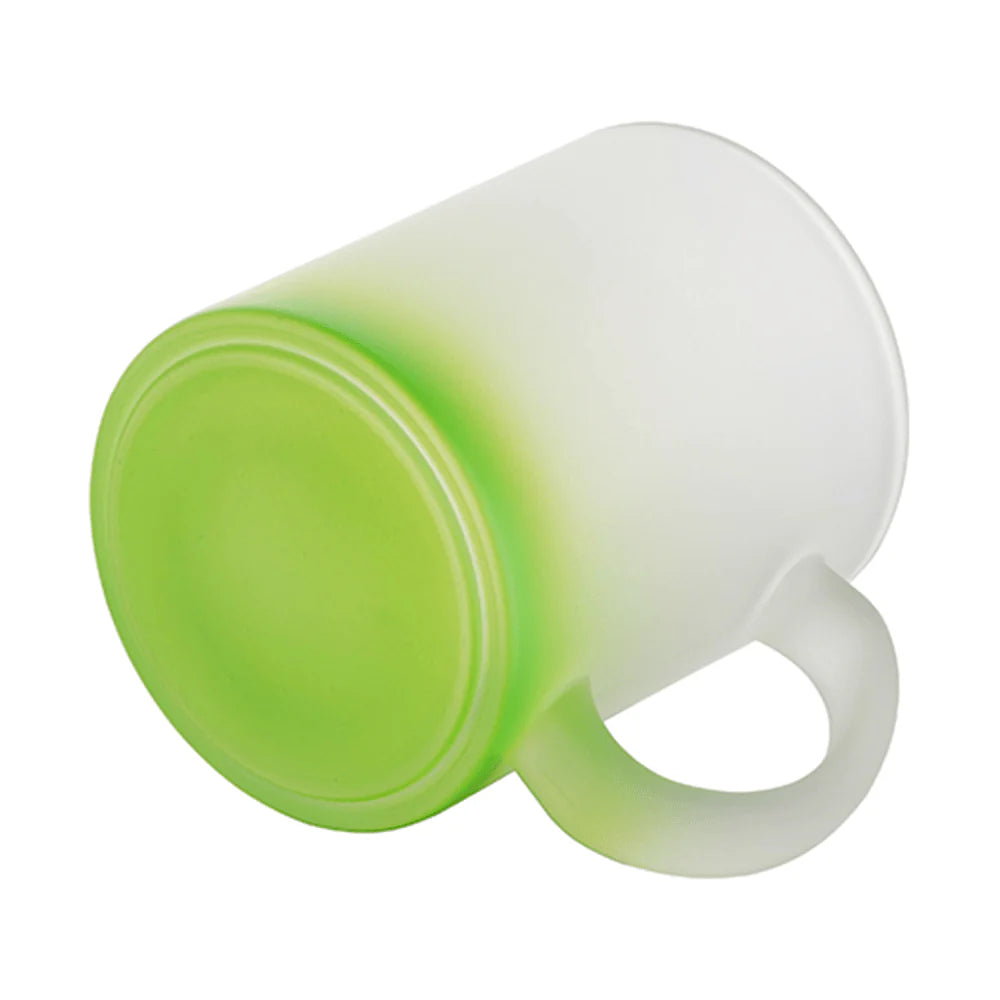 HPN Sublicraft 11 Oz. Color Gradient Sublimation Glass Mug - 36 per Case