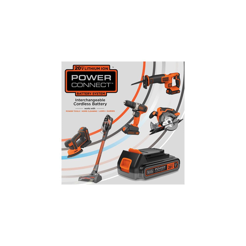20V MAX Cordless 12" Lithium-Ion 3-In-1 Trimmer/Edger and Mower + 2 Batteries