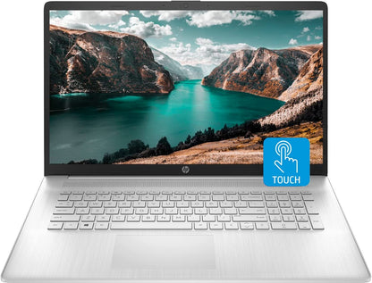 HP 17 Laptop, 17.3" HD+ Touchscreen, Intel Core I7-1255U Processor, 32GB RAM, 1TB SSD, Webcam, HDMI, Backlit Keyboard, Wi-Fi, Windows 11 Home, Silver