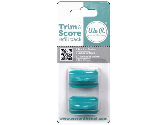 Trim & Score Refill Blades for Paper Trimmer, 2 Pieces