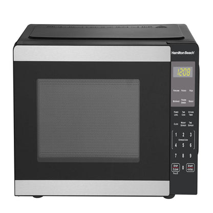 0.9 Cu Ft Countertop Microwave Oven, 900 Watts, Stainless Steel, New