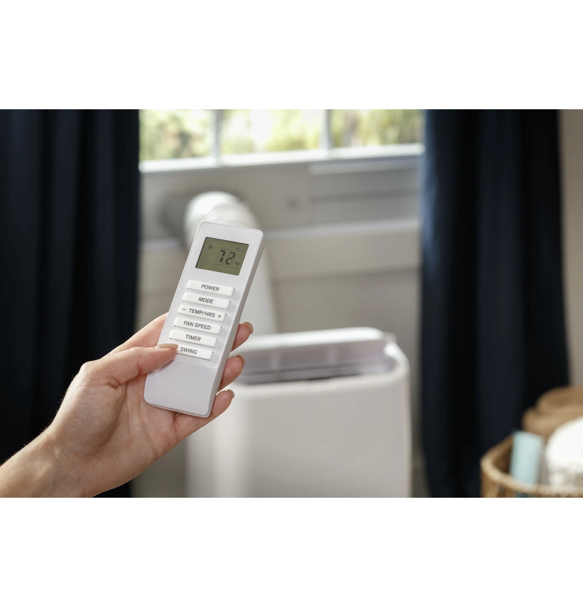 7800 BTU 3-In-1 Portable Air Conditioner for 350 Sq Ft, White