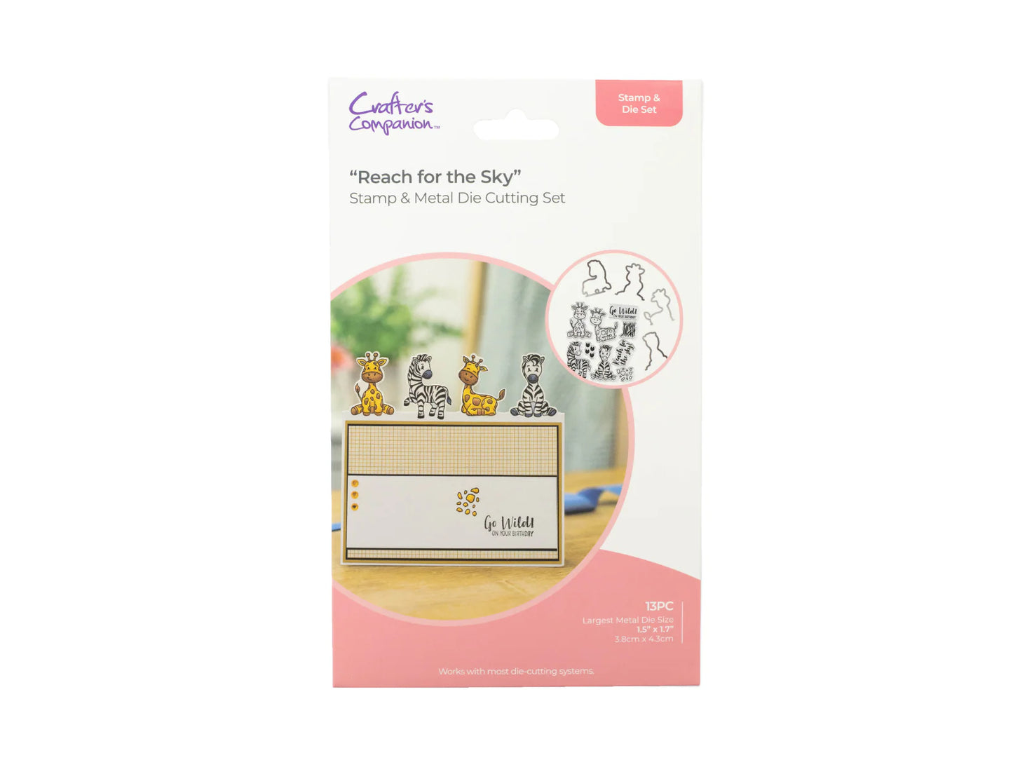 Crafters Companion - Stamp & Die Set - Reach for the Sky