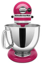 Artisan Series 5 Qt Stand Mixer, Cranberry with Flat Beater, Dough Hook, Wire Whip