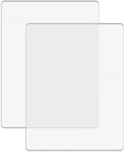 2 Pcs/1 Pair Standard Cutting Pads for Die Cutting Machine；Clear Polycarbonate Plastic Cutting Plates,Cutting Pads Die Cutting Plates 8 3/4" X 6 1/8" X 1/8 "(22.5 X 15.5 X 0.3 Cm)