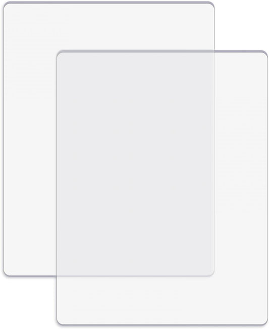 2 Pcs/1 Pair Standard Cutting Pads for Die Cutting Machine；Clear Polycarbonate Plastic Cutting Plates,Cutting Pads Die Cutting Plates 8 3/4" X 6 1/8" X 1/8 "(22.5 X 15.5 X 0.3 Cm)
