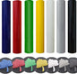 Puff Vinyl Heat Transfer, 3D Puff Heat Transfer Vinyl Bundle Sheets Iron On, Foaming Heat Transfer Puffy HTV Vinyl for Heat Press T Shirts DIY Clothes Fabric, 7 Colors Size 12”X10”