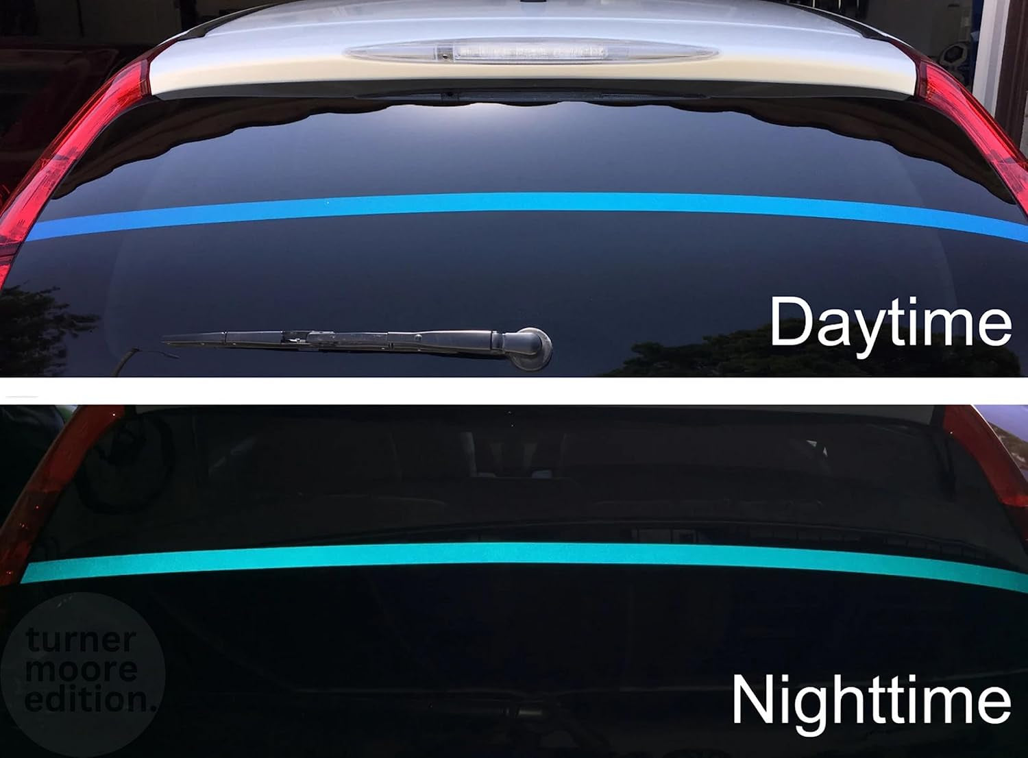 Turner Moore Edition Blue Reflective Vinyl Permanent Adhesive, 12X12 Sheets Reflective Vinyl for Cricut, Cars, Bikes, Decals, Stickers, Signs, Helmets, Mailbox, Numbers, Reflective Tape (3-Pack)