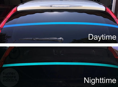 Turner Moore Edition Blue Reflective Vinyl Permanent Adhesive, 12X12 Sheets Reflective Vinyl for Cricut, Cars, Bikes, Decals, Stickers, Signs, Helmets, Mailbox, Numbers, Reflective Tape (3-Pack)