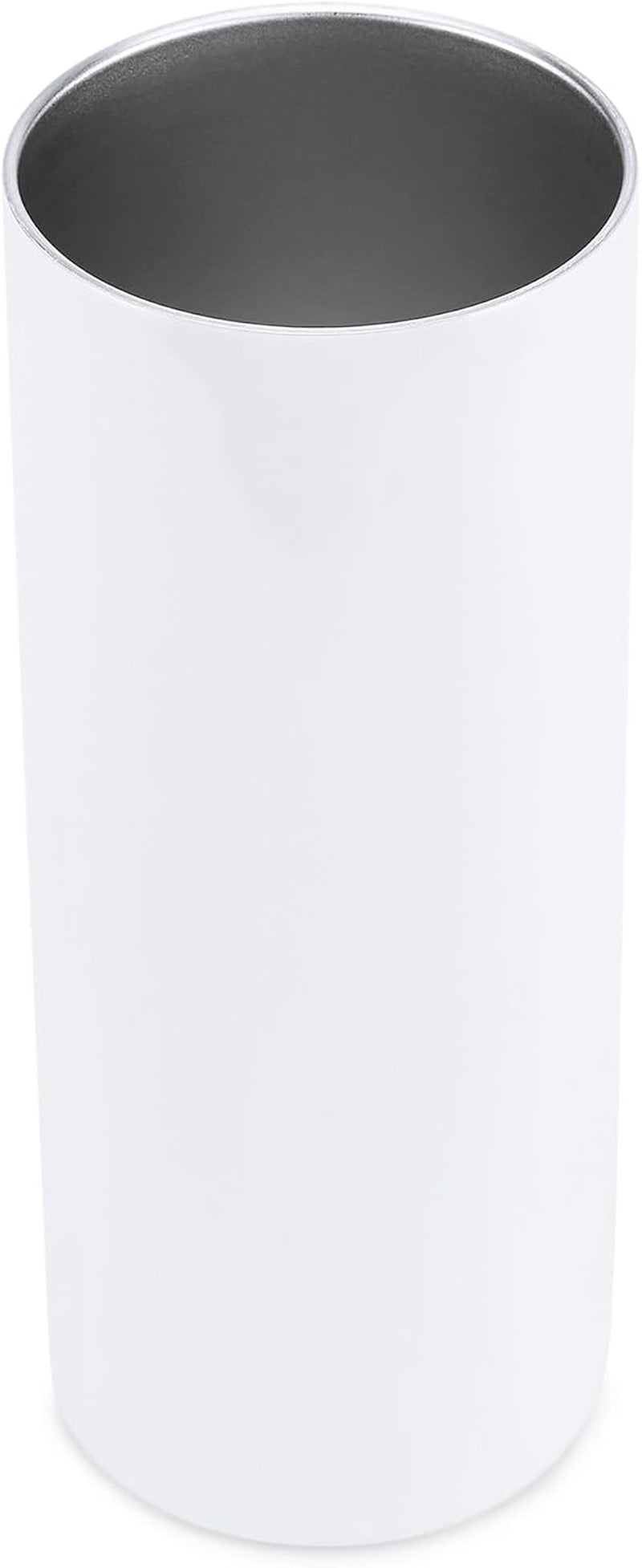 Makerflo 30 Oz Thick Sublimation Blank Tumbler Pack of 25 with Lid and Straw | Craft-Ready for DIY Gifts & Personalization (Sublimation, Epoxy, UV DTF, Vinyl, and Laser Engraving)