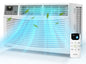 8000 BTU Window Air Conditioner 350 Sq. Ft. Intelligent, LED Display Screen, with Remote Control,Ac Can Be Used as a Dehumidifier/Fan, Operates Quietly, Energy-Saving. Timer/Sleep and ECO