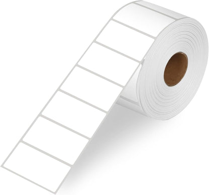 2X1 Inch Thermal Labels, Self Adhesive Direct Thermal 2X1 Barcode Labels, White, 1000 Sheets per Roll, 1 Roll