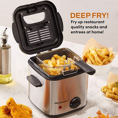 1.5 Quart Deep Fryer Stainless Steel