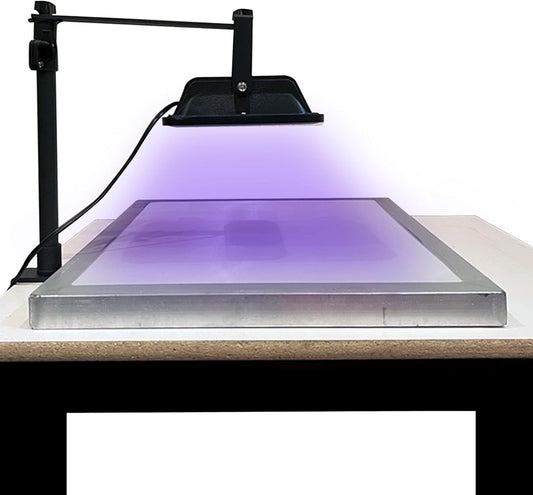 ® Exposure Unit 30W UV LED - Photo Emulsion Exposure LED Kit for Screen Printing Screens, UV Screen Printing Light with Adjustable Stand, Screen Printing Supplies