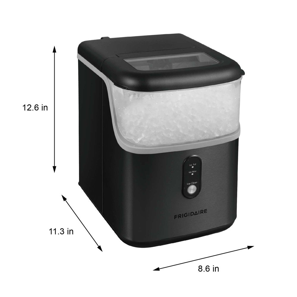 33 Lbs. Nugget Ice Maker - BLACK Stainless Steel, EFIC228