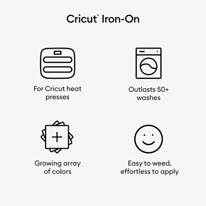 Cricut® Everyday Iron-On Vinyl Mini Sampler, Classics, 3.7" X 24"