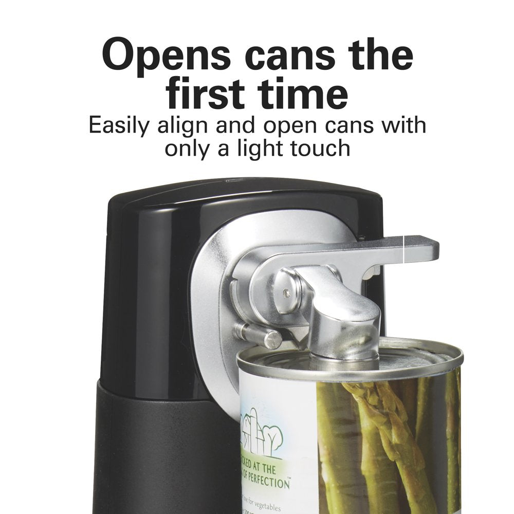 Flexcut Electric Can Opener, Cordless, Black with Chrome Accents, Model 76611