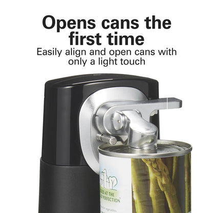 Flexcut Electric Can Opener, Cordless, Black with Chrome Accents, Model 76611