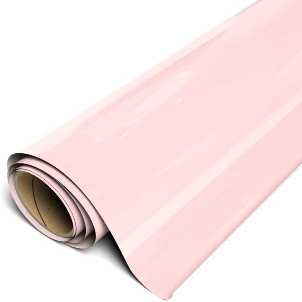 Stretch Easyweed HTV Iron on Heat Transfer Vinyl 11.8" X 15Ft (5Yd) Roll - Ballerina Pink