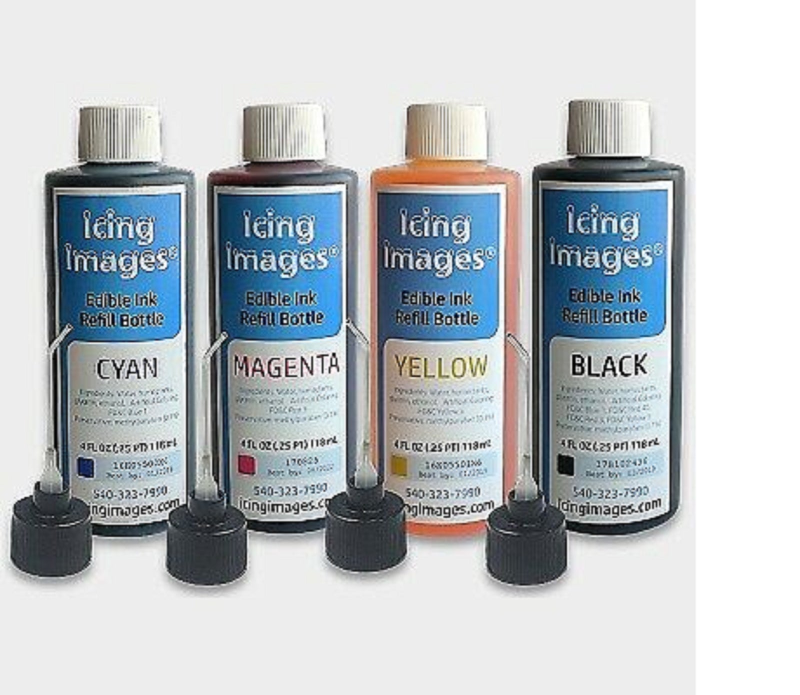 Icing Images Edible Ink 4Oz Refill Kit